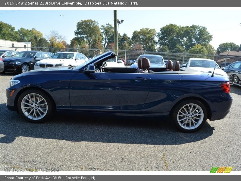  2016 2 Series 228i xDrive Convertible Deep Sea Blue Metallic