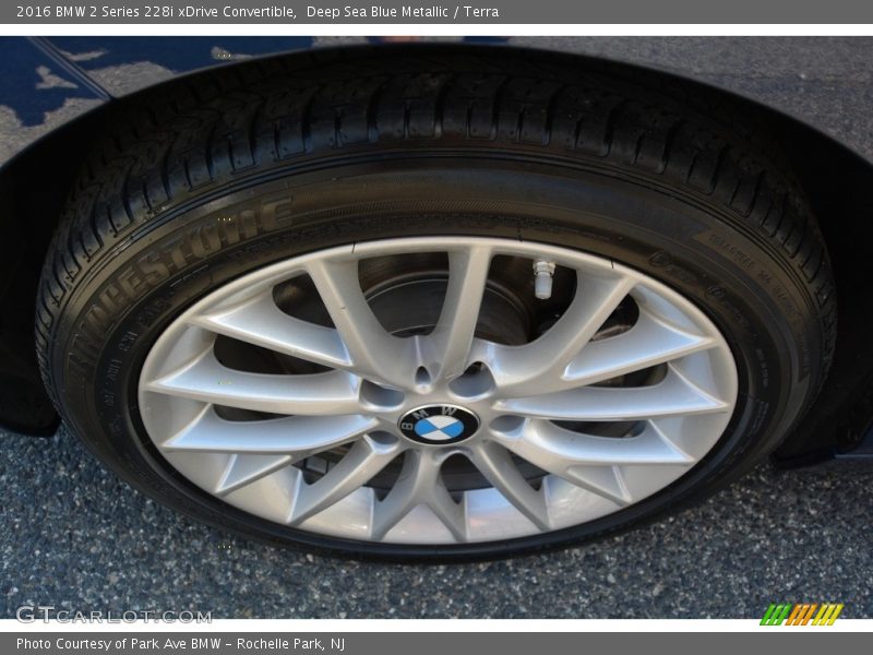 Deep Sea Blue Metallic / Terra 2016 BMW 2 Series 228i xDrive Convertible