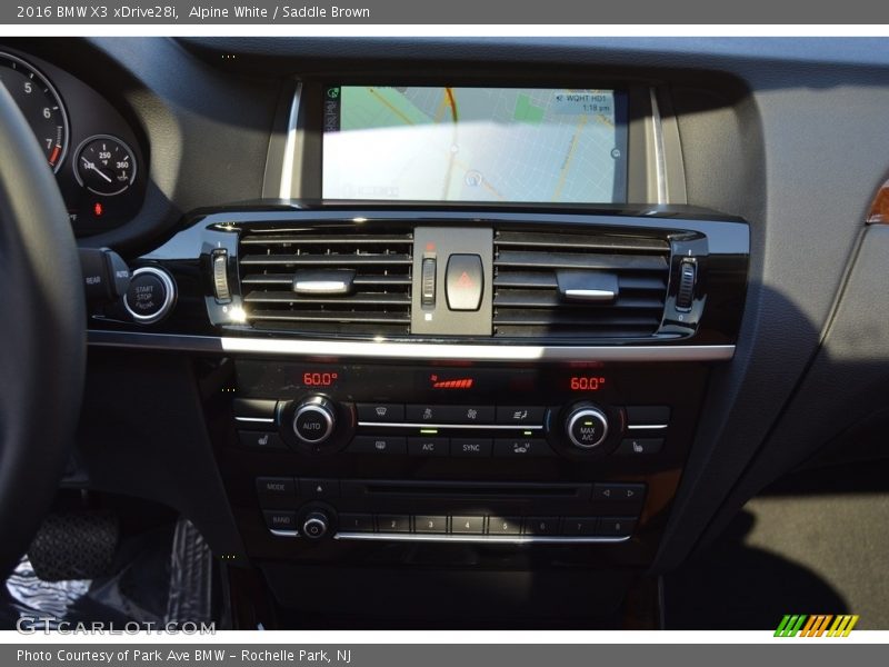 Alpine White / Saddle Brown 2016 BMW X3 xDrive28i