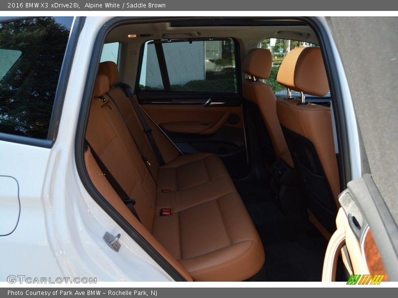 Alpine White / Saddle Brown 2016 BMW X3 xDrive28i