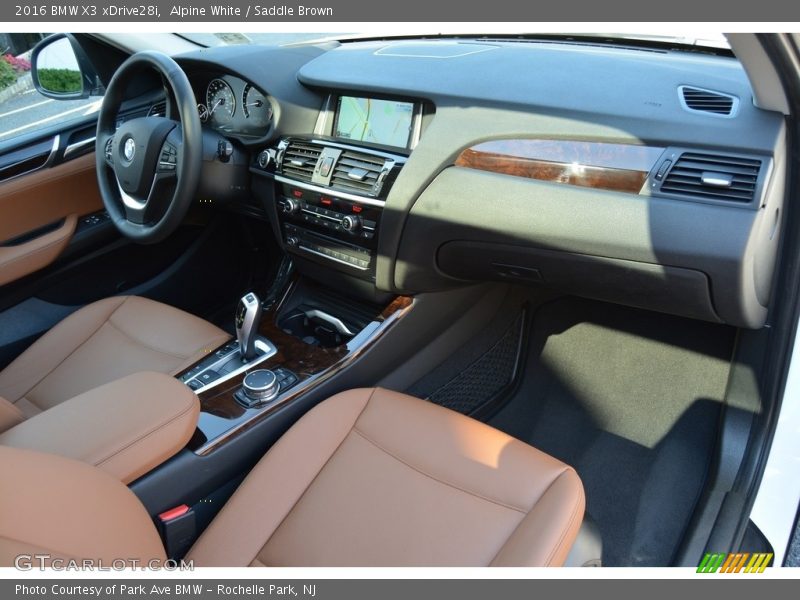 Alpine White / Saddle Brown 2016 BMW X3 xDrive28i
