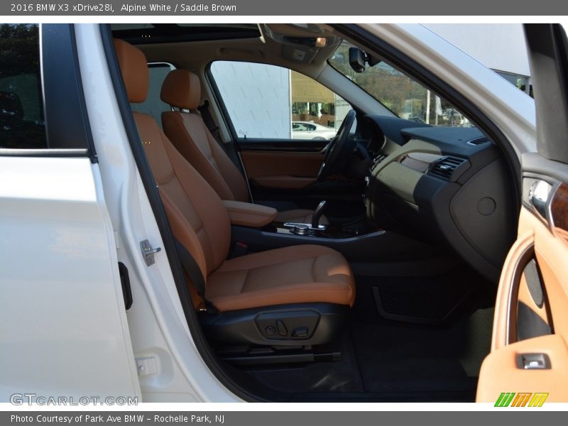 Alpine White / Saddle Brown 2016 BMW X3 xDrive28i
