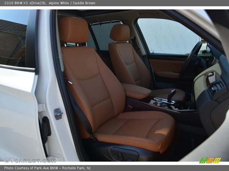 Alpine White / Saddle Brown 2016 BMW X3 xDrive28i