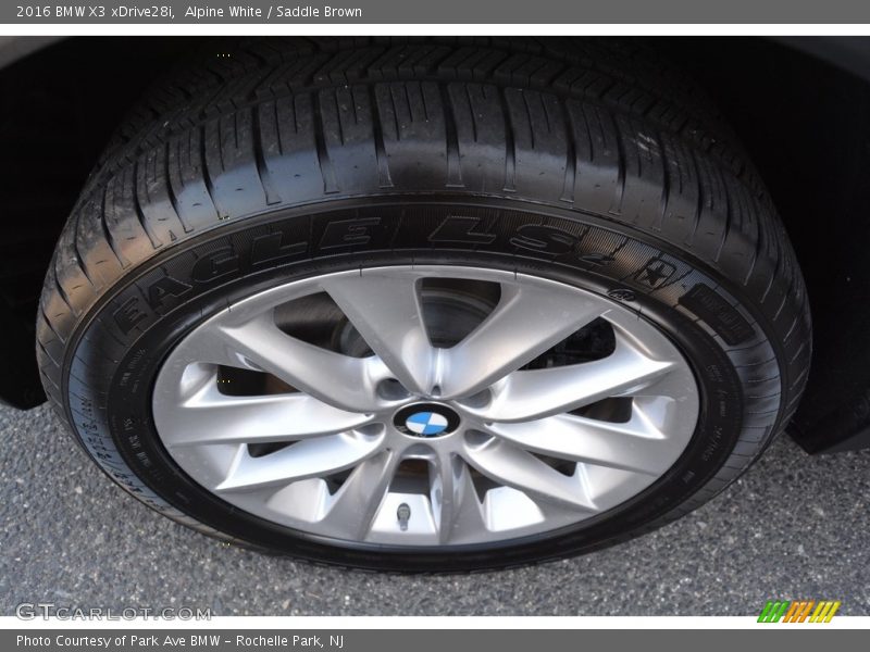 Alpine White / Saddle Brown 2016 BMW X3 xDrive28i