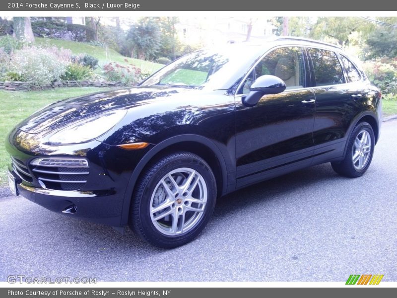 Black / Luxor Beige 2014 Porsche Cayenne S
