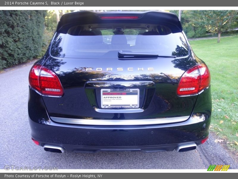Black / Luxor Beige 2014 Porsche Cayenne S