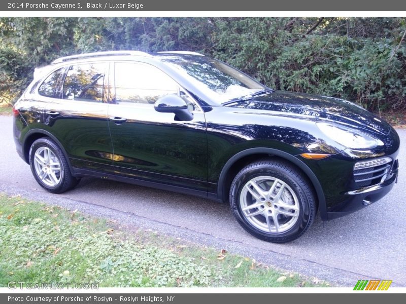 Black / Luxor Beige 2014 Porsche Cayenne S
