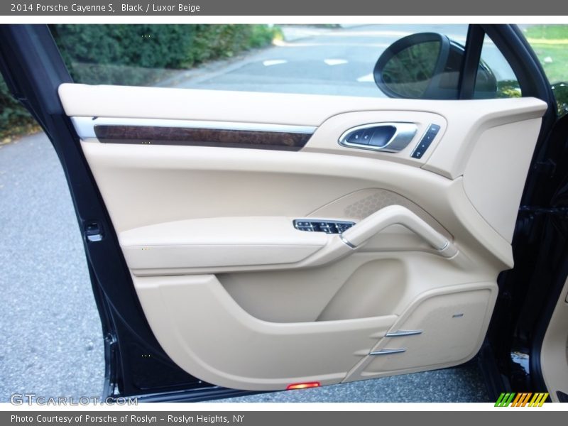 Black / Luxor Beige 2014 Porsche Cayenne S