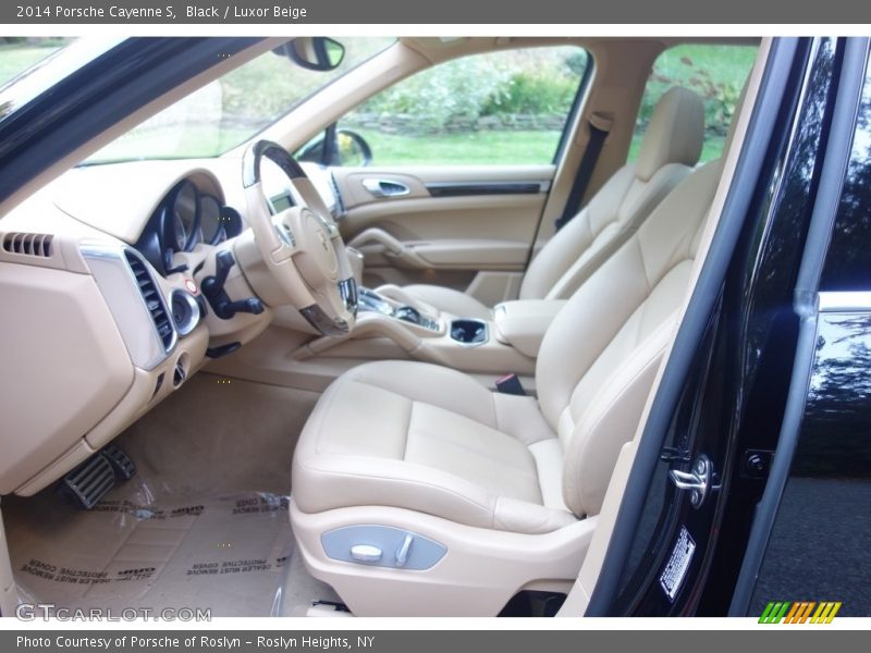 Black / Luxor Beige 2014 Porsche Cayenne S