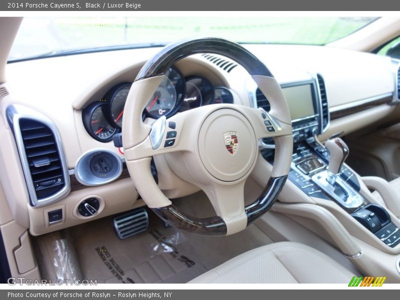 Black / Luxor Beige 2014 Porsche Cayenne S
