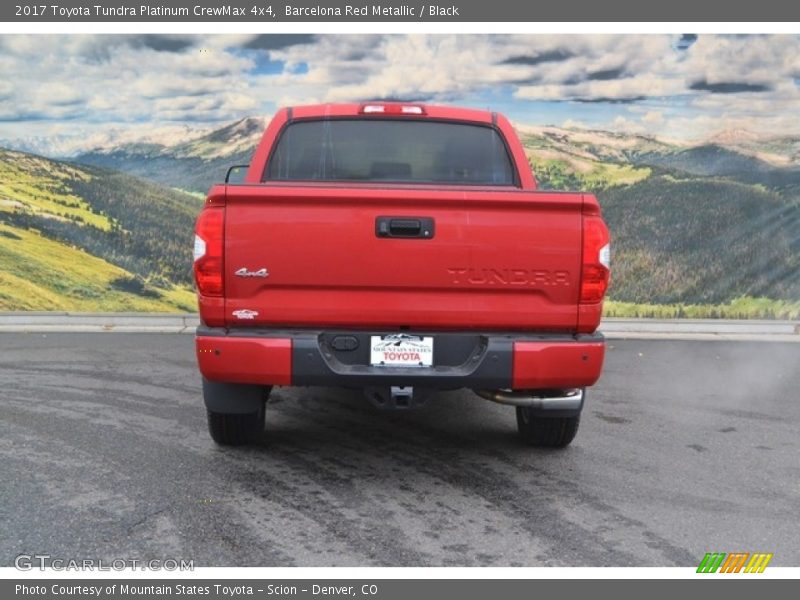 Barcelona Red Metallic / Black 2017 Toyota Tundra Platinum CrewMax 4x4