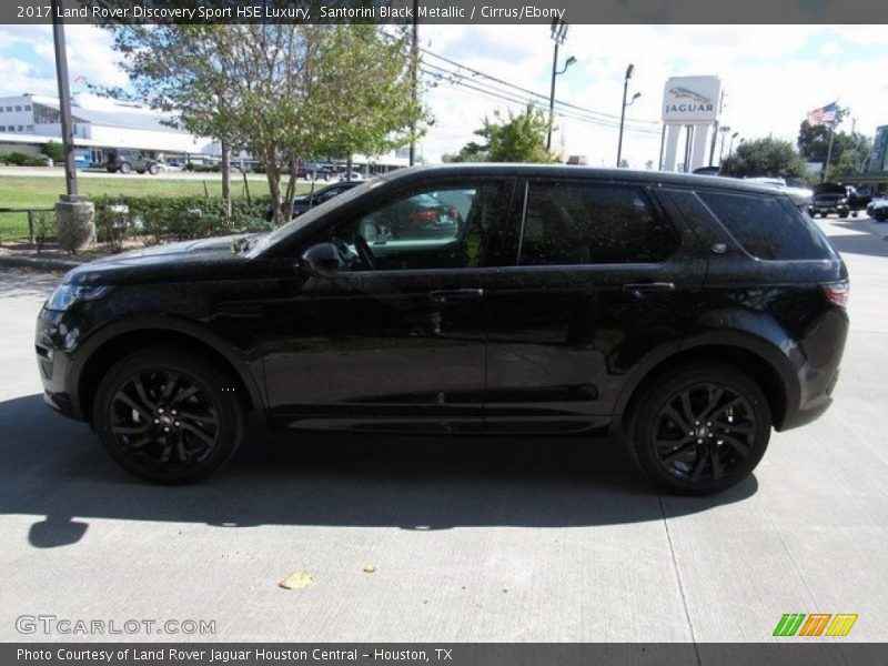 Santorini Black Metallic / Cirrus/Ebony 2017 Land Rover Discovery Sport HSE Luxury