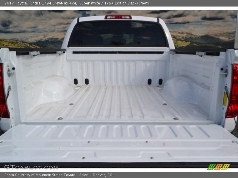 Super White / 1794 Edition Black/Brown 2017 Toyota Tundra 1794 CrewMax 4x4