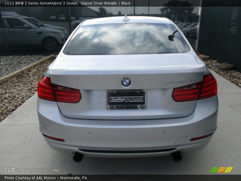 Glacier Silver Metallic / Black 2013 BMW 3 Series ActiveHybrid 3 Sedan