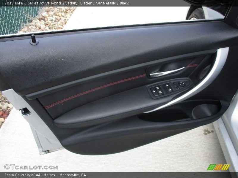 Glacier Silver Metallic / Black 2013 BMW 3 Series ActiveHybrid 3 Sedan