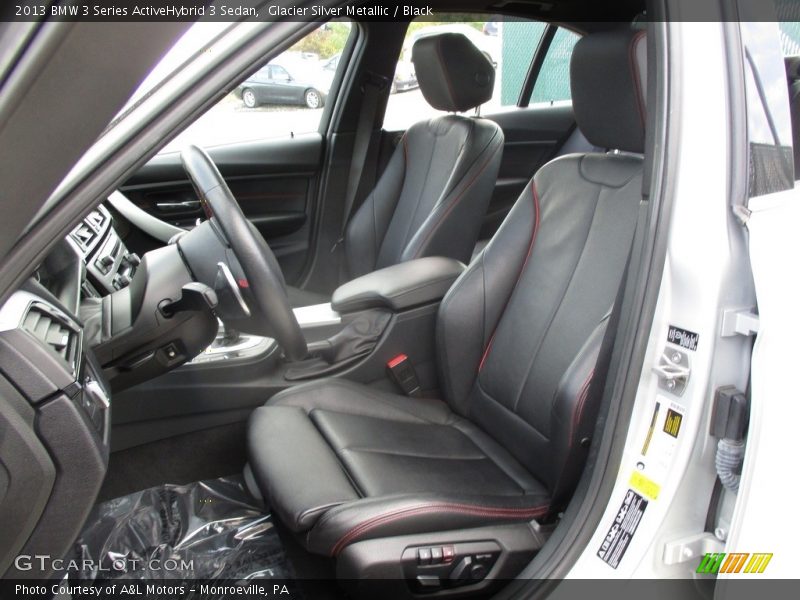 Glacier Silver Metallic / Black 2013 BMW 3 Series ActiveHybrid 3 Sedan