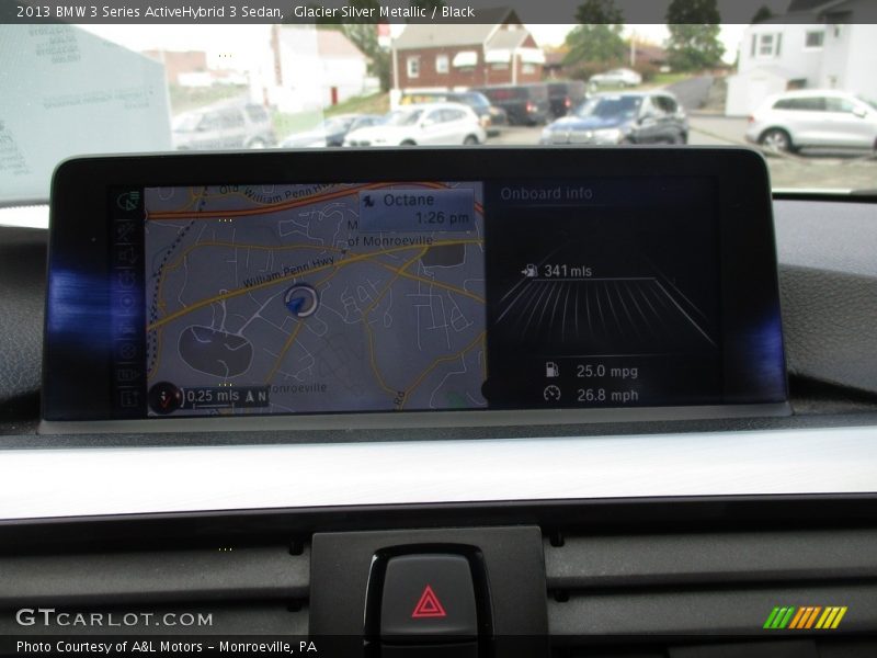 Glacier Silver Metallic / Black 2013 BMW 3 Series ActiveHybrid 3 Sedan