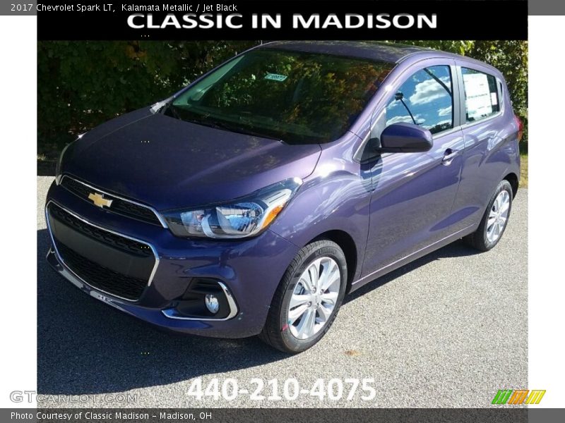 Kalamata Metallic / Jet Black 2017 Chevrolet Spark LT