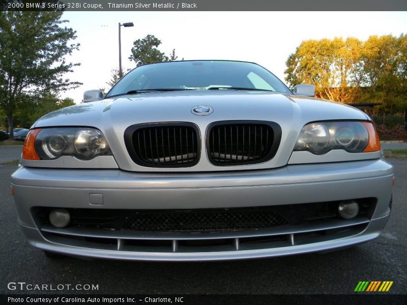Titanium Silver Metallic / Black 2000 BMW 3 Series 328i Coupe