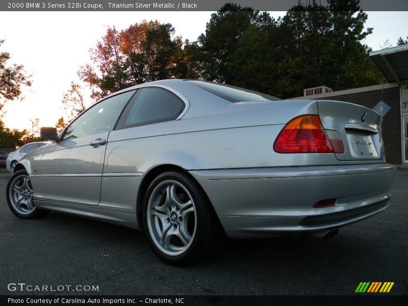 Titanium Silver Metallic / Black 2000 BMW 3 Series 328i Coupe