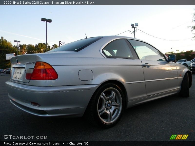Titanium Silver Metallic / Black 2000 BMW 3 Series 328i Coupe