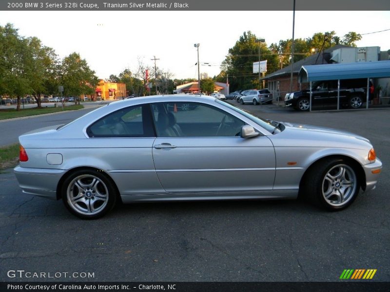 Titanium Silver Metallic / Black 2000 BMW 3 Series 328i Coupe