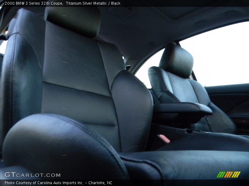Titanium Silver Metallic / Black 2000 BMW 3 Series 328i Coupe