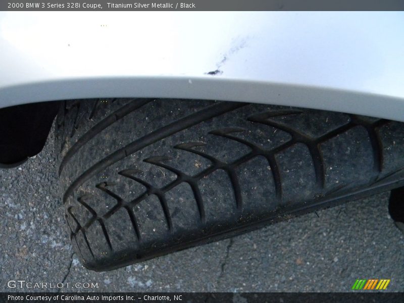 Titanium Silver Metallic / Black 2000 BMW 3 Series 328i Coupe
