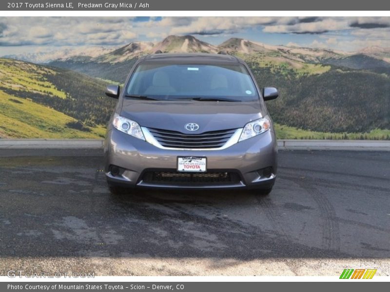 Predawn Gray Mica / Ash 2017 Toyota Sienna LE
