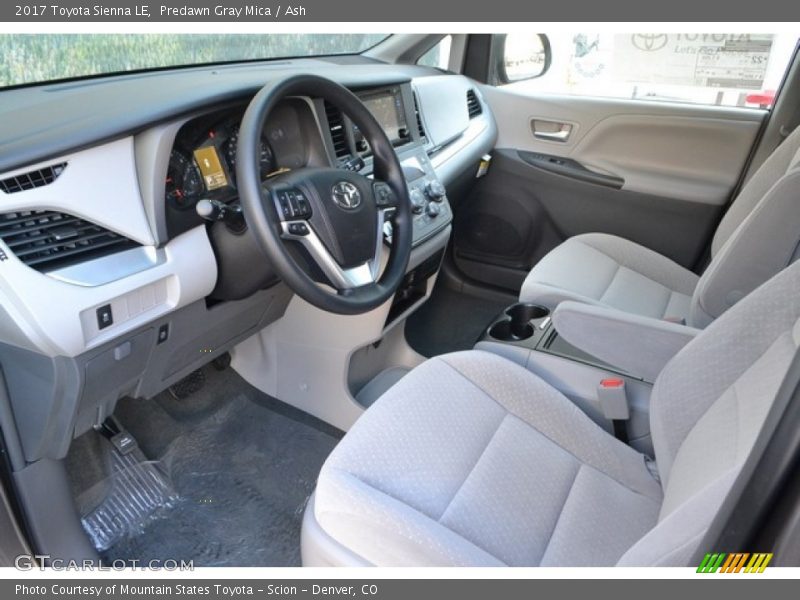 Predawn Gray Mica / Ash 2017 Toyota Sienna LE