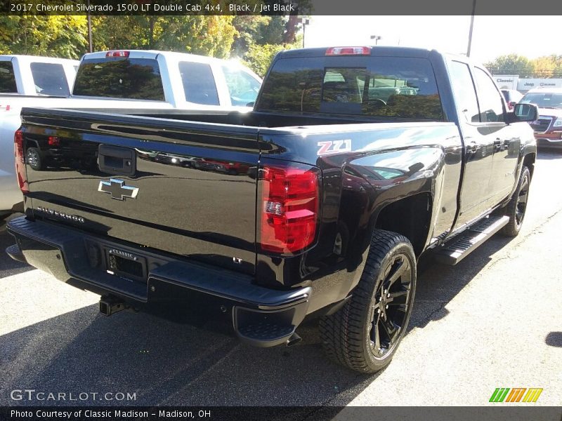 Black / Jet Black 2017 Chevrolet Silverado 1500 LT Double Cab 4x4