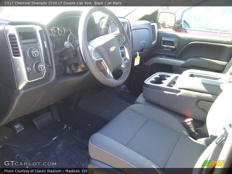 Black / Jet Black 2017 Chevrolet Silverado 1500 LT Double Cab 4x4