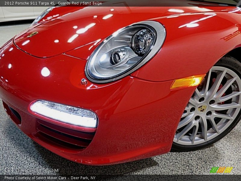 Guards Red / Sand Beige 2012 Porsche 911 Targa 4S