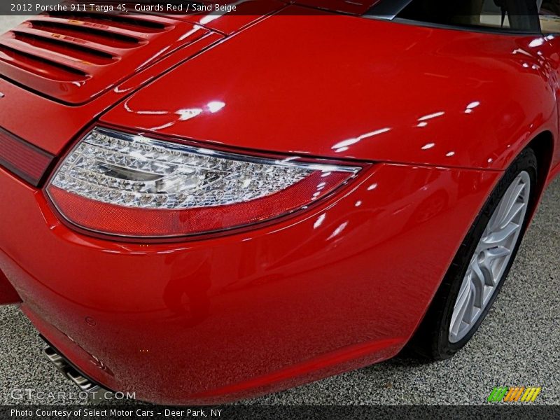 Guards Red / Sand Beige 2012 Porsche 911 Targa 4S