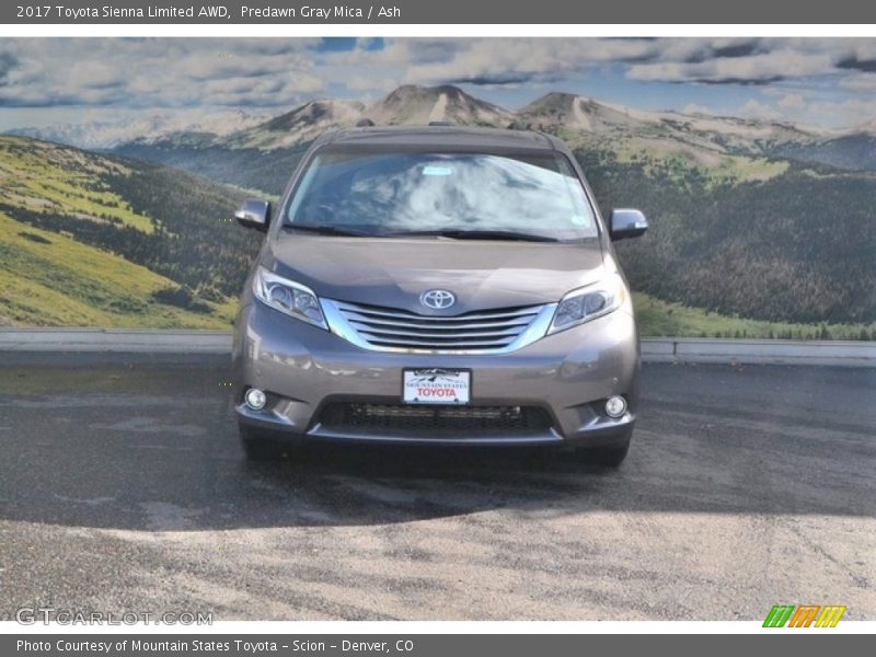 Predawn Gray Mica / Ash 2017 Toyota Sienna Limited AWD