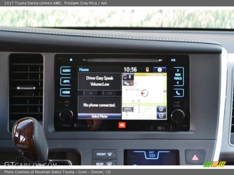 Predawn Gray Mica / Ash 2017 Toyota Sienna Limited AWD