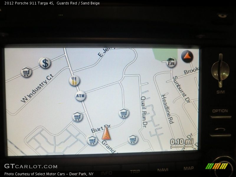 Guards Red / Sand Beige 2012 Porsche 911 Targa 4S