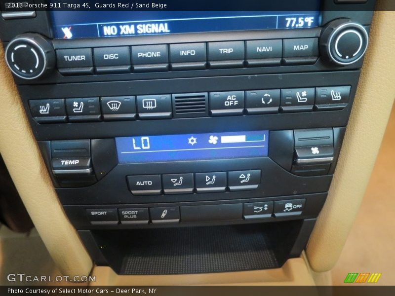 Guards Red / Sand Beige 2012 Porsche 911 Targa 4S
