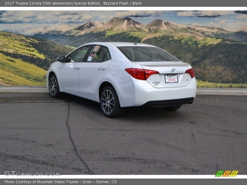 Blizzard Pearl / Black 2017 Toyota Corolla 50th Anniversary Special Edition