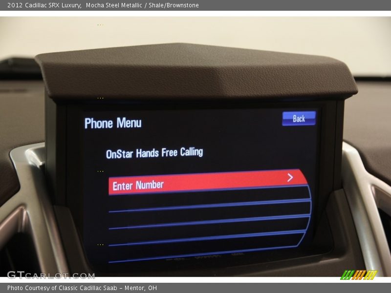 Mocha Steel Metallic / Shale/Brownstone 2012 Cadillac SRX Luxury
