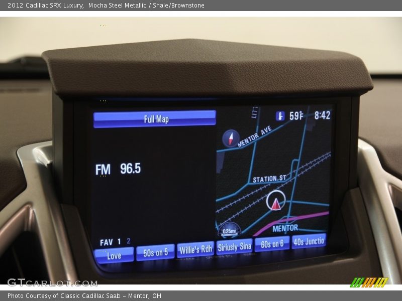 Mocha Steel Metallic / Shale/Brownstone 2012 Cadillac SRX Luxury