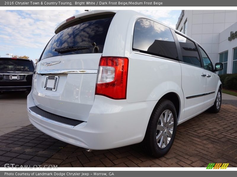 Bright White / Dark Frost Beige/Medium Frost Beige 2016 Chrysler Town & Country Touring