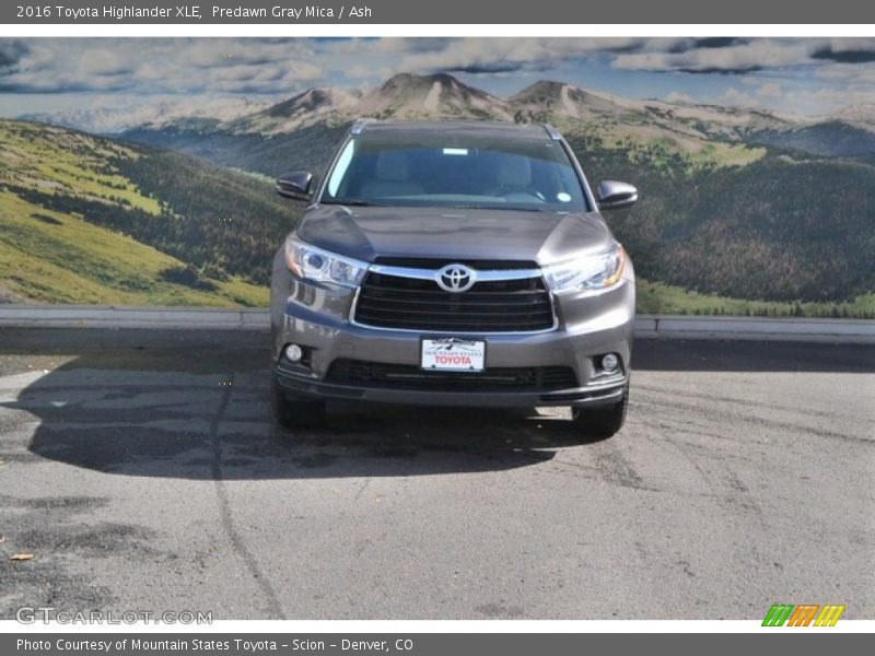 Predawn Gray Mica / Ash 2016 Toyota Highlander XLE