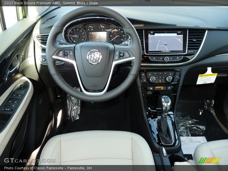 Dashboard of 2017 Encore Premium AWD