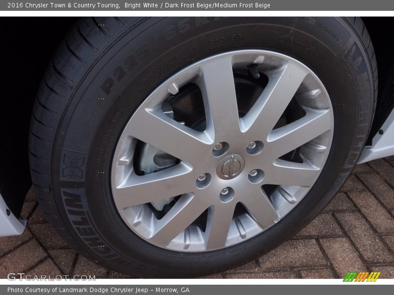 Bright White / Dark Frost Beige/Medium Frost Beige 2016 Chrysler Town & Country Touring