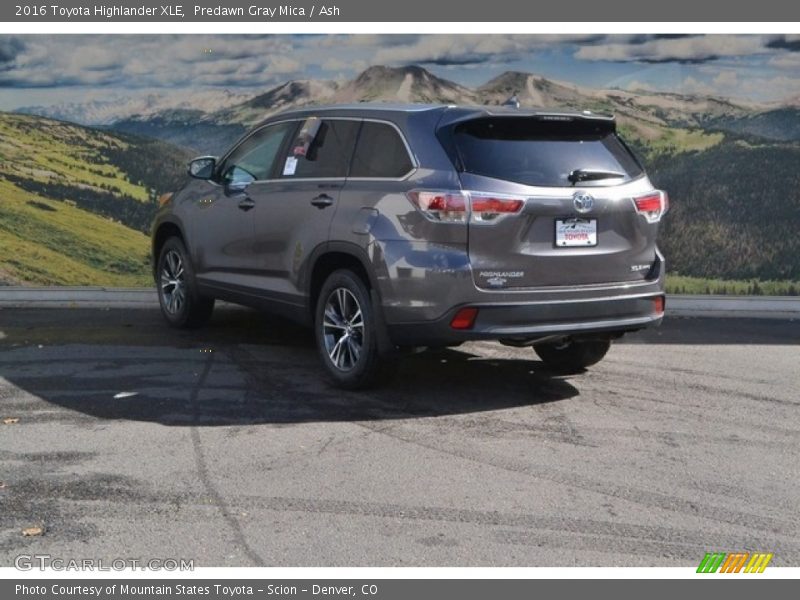 Predawn Gray Mica / Ash 2016 Toyota Highlander XLE