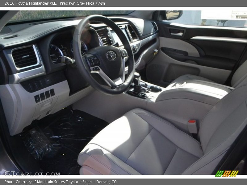 Predawn Gray Mica / Ash 2016 Toyota Highlander XLE