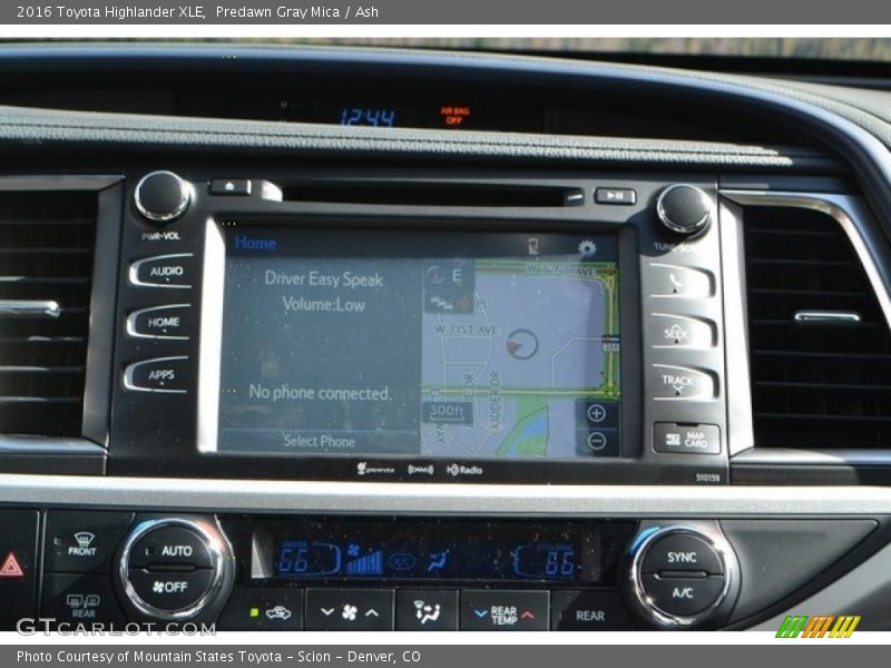Predawn Gray Mica / Ash 2016 Toyota Highlander XLE