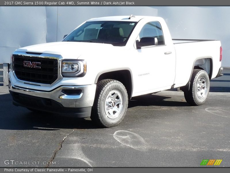 Summit White / Dark Ash/Jet Black 2017 GMC Sierra 1500 Regular Cab 4WD