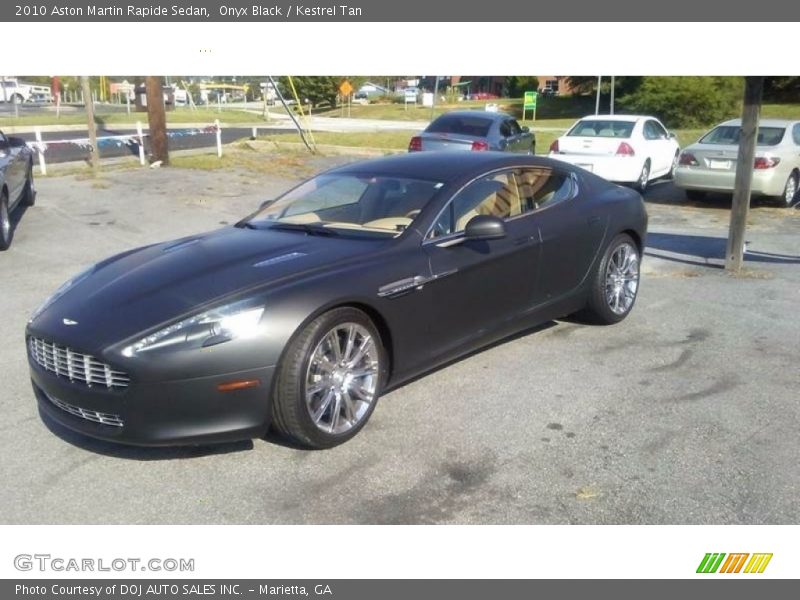 Onyx Black / Kestrel Tan 2010 Aston Martin Rapide Sedan